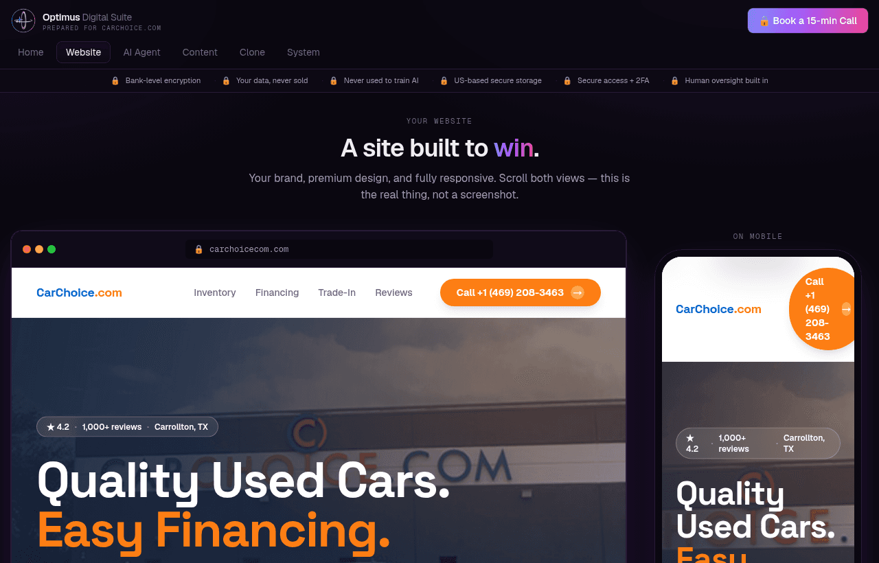 CarChoice.com — live AI demo